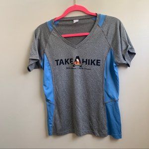 Zion national park hike sport shirt S